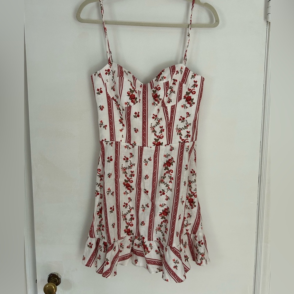 Reformation linen mini dress (size 8)